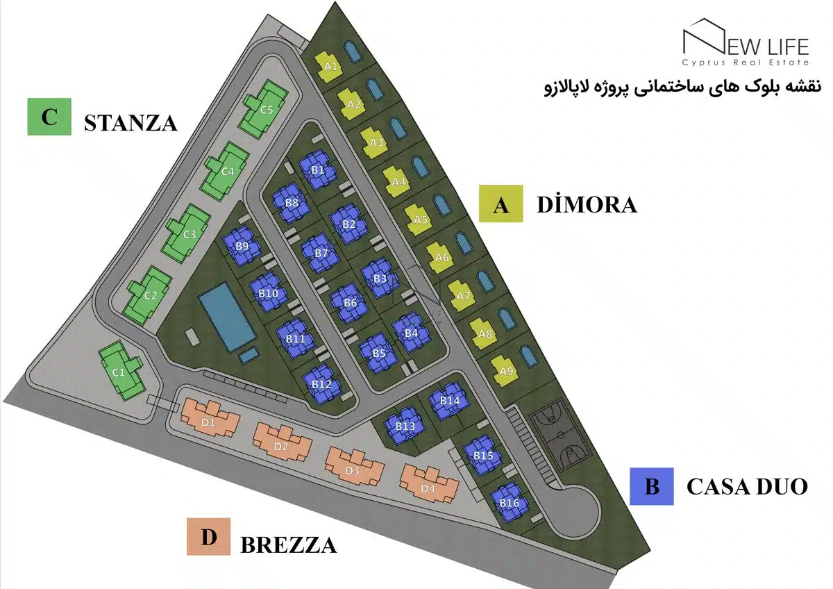 پروژه لاپالازو La Palazzo 9 La-Palazzo-Numbered-Site-Plan-web