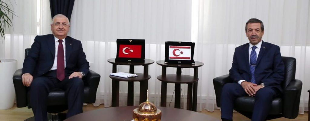 Foreign Minister Ertuğruloğlu meets with Turkish Defence Minister Güler and delegation | Turkish Republic of Northern Cyprus