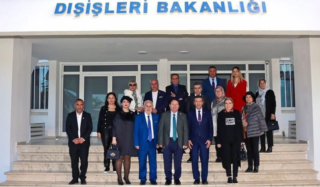 Foreign Minister Ertuğruloğlu receives Türkiye-TRNC Inter-Parliamentary Friendship Group | Turkish Republic of Northern Cyprus